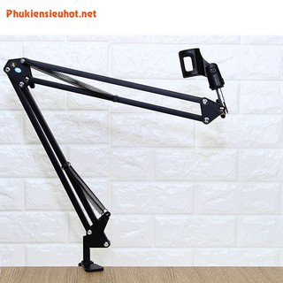 Chân micro kẹp bàn cho mic thu âm