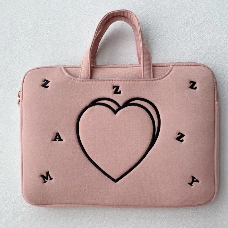 Túi đựng laptop chống sốc thêu họa tiết dễ thương kích thước 13.3 14.1 15.6 inch