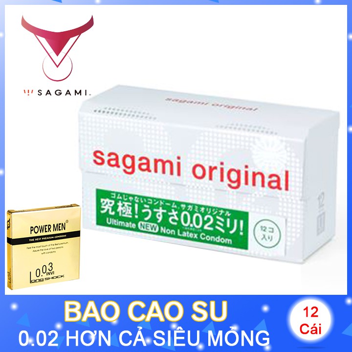 Bao cao su Sagami Original 0.02 (Hộp 12)