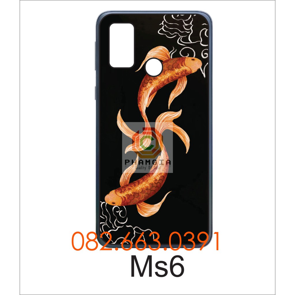 Ốp lưng Vsmrt Joy 4 dẻo in hình thư pháp hoa sen, chú tiểu đẹp