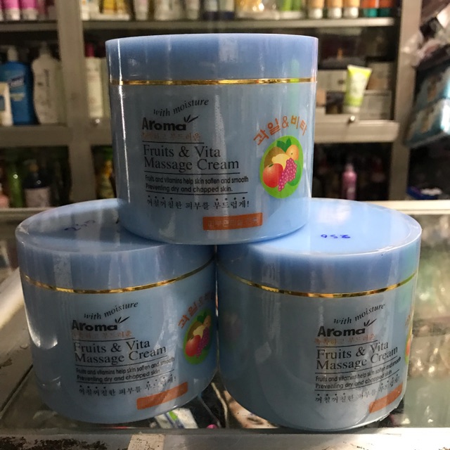 Kem Massage Trái Cây AROMA Fruit Vita Massage Cream Hàn Quốc 480ml