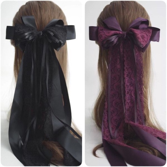 Kẹp nơ ren lolita