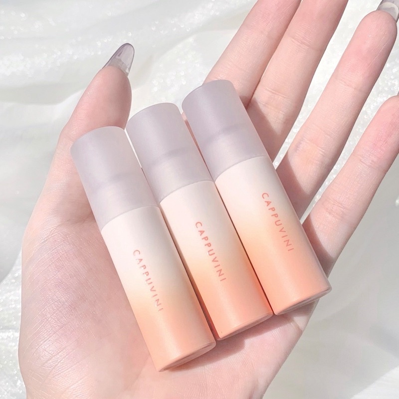 Set 3 cây son kem lì Capuvini cao cấp màu tây | BigBuy360 - bigbuy360.vn