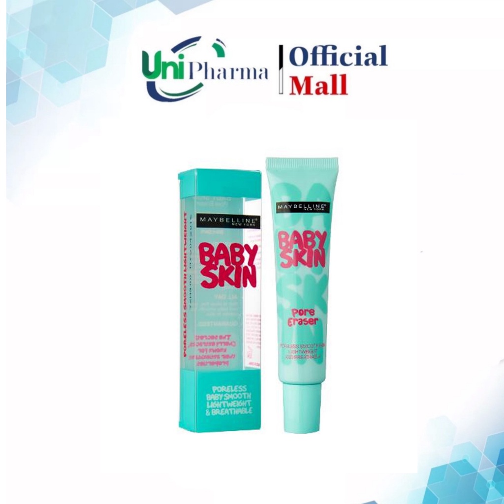 Kem lót mịn da che khuyết điểm Maybelline New York Baby Skin Pore Eraser Primer 22ml
