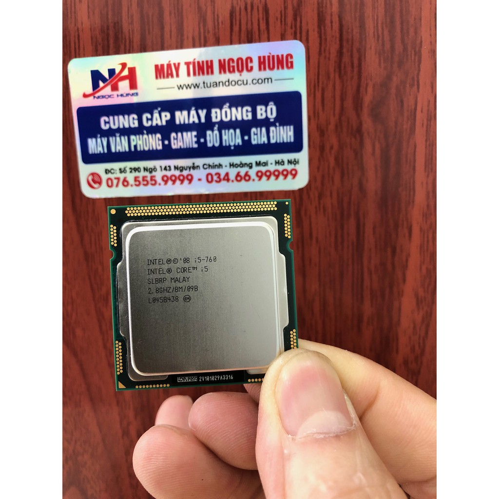 Bộ xử lý Intel® Core™ i5 760 8M bộ nhớ đệm, 2,80 GHz - CPU i5 760