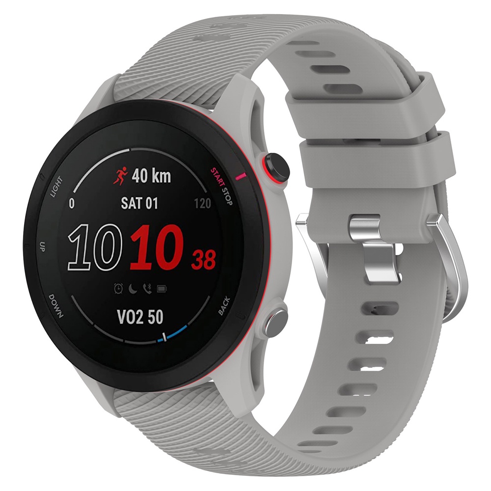 Dây Đeo Thay Thế Chất Liệu Silicon Màu Trơn Cho Garmin Forerunner 255