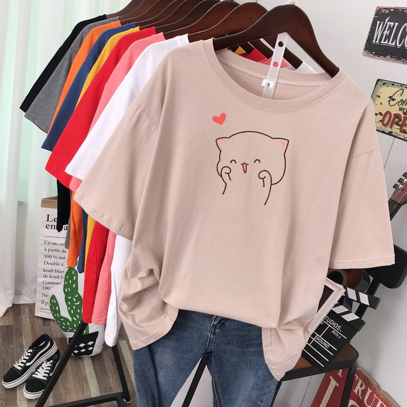 [ SALE SẬP SÀN ] Áo Thun Mèo siêu dễ thương | BigBuy360 - bigbuy360.vn