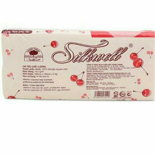 GIẤY ĂN RÚT LUẠ SILKWELL TÁO ĐỎ 280 TỜ