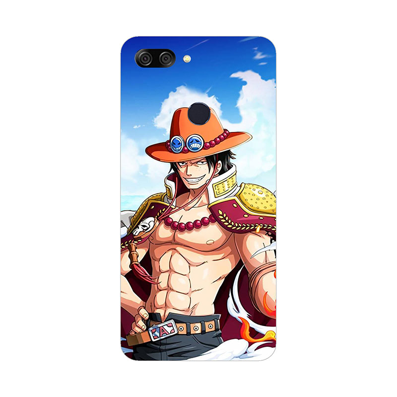 Ốp điện thoại mềm thời trang hình hoạt hình Luffy Roronoa Zoro One Piece cho ASUS Zenfone Max Plus M1 ZB570TL X018D 5 7"