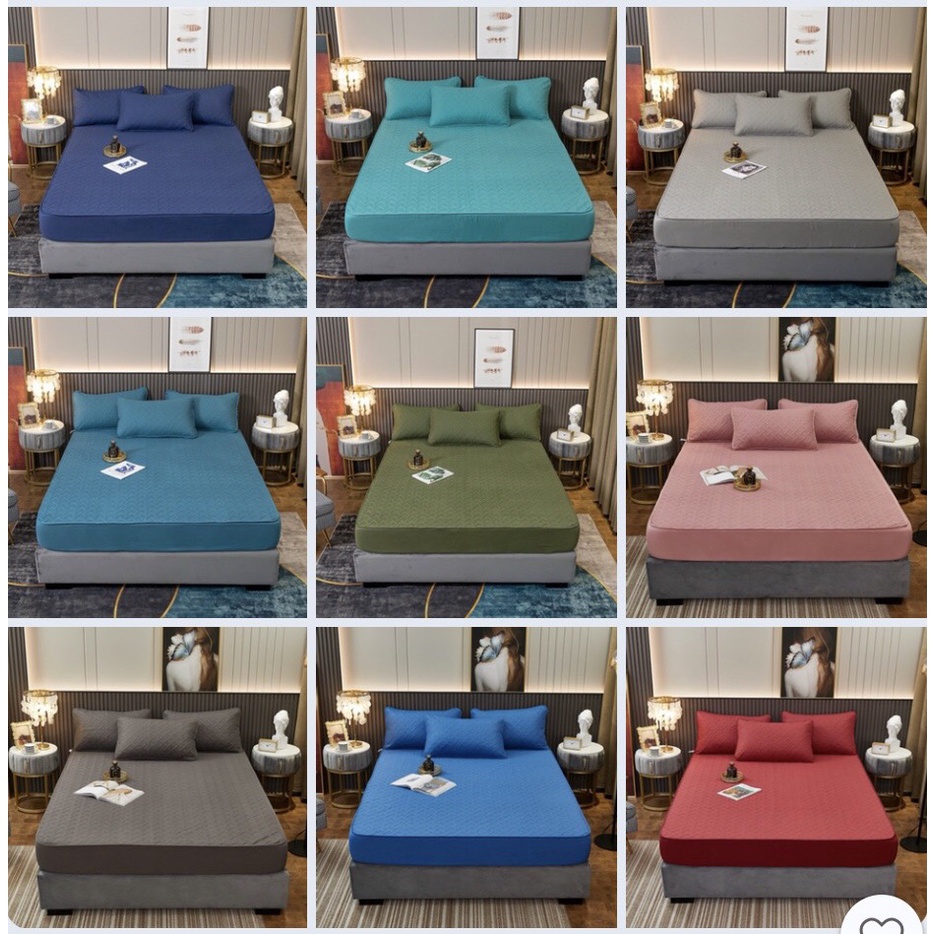 Ga chống thấm chun trần Cotton mẫu mới, êm dịu, thoáng mát