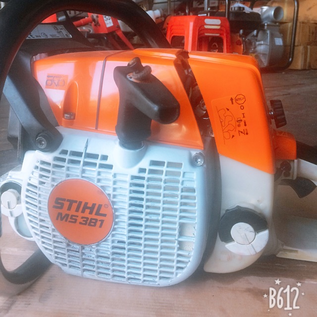 Máy Cưa Xích STIHL381 Chính Hãng  Máy Đã Qua Sử Dụng thắng máy cưa xích #