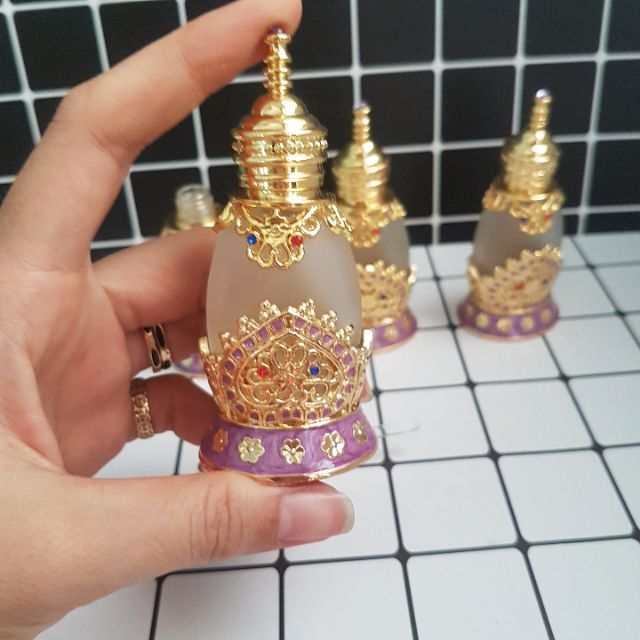 Lọ chiết tinh dầu 15ml - Chai dubai siêu đẹp