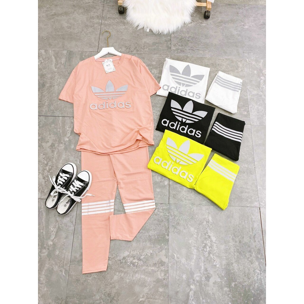 Bộ Thể Thao Adidas Phản Quang Cao Cấp- Set Thun Thể Thao  DAS101