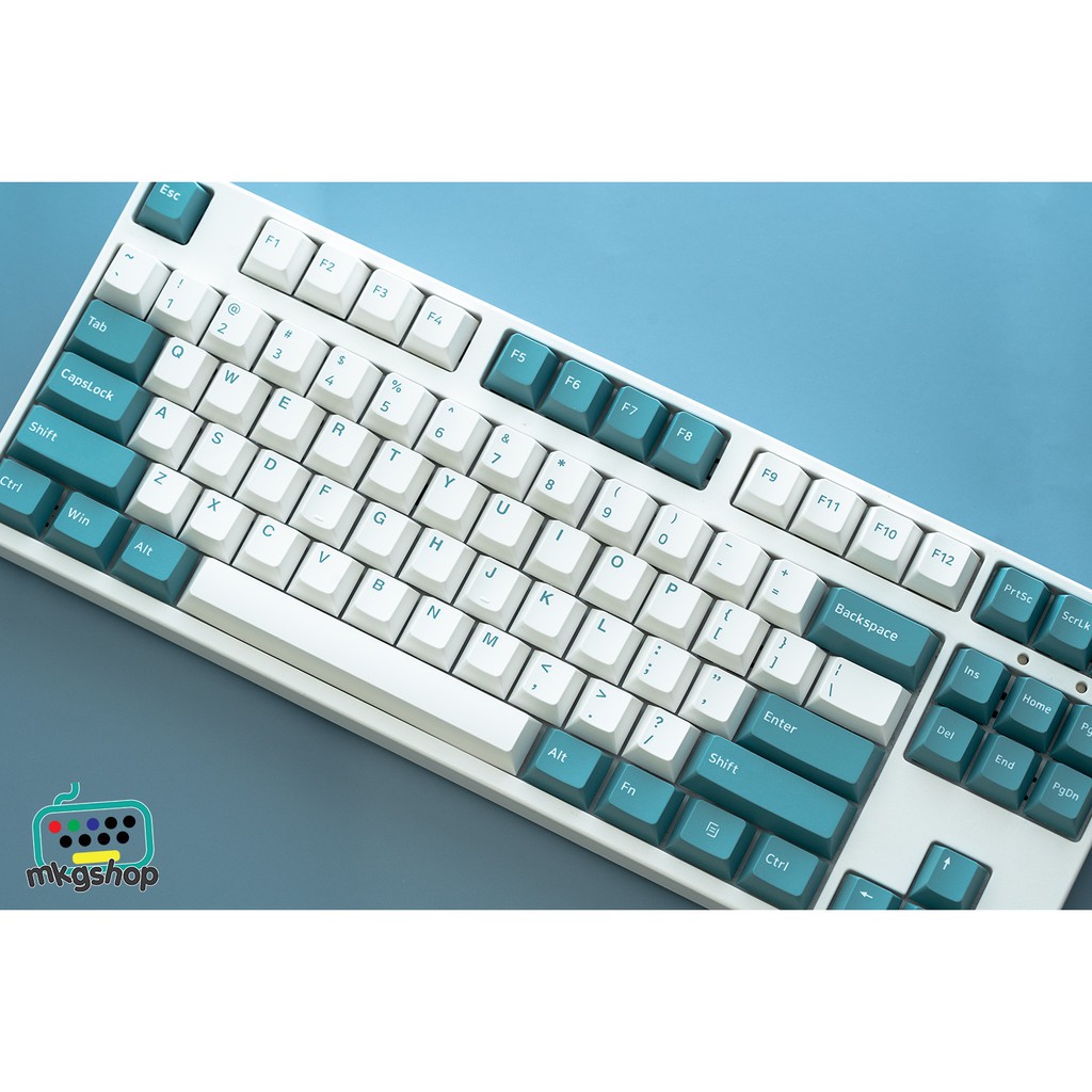 Nút bàn phím keycap Lam ngọc PBT double-shot