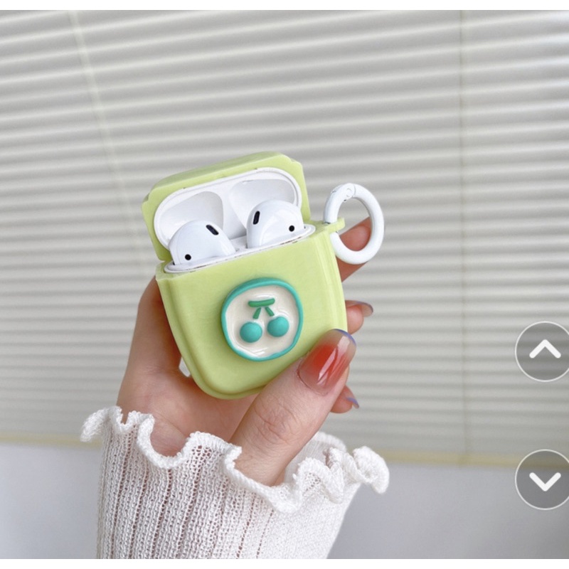 Ốp airpod mẫu Hoa và Cherry