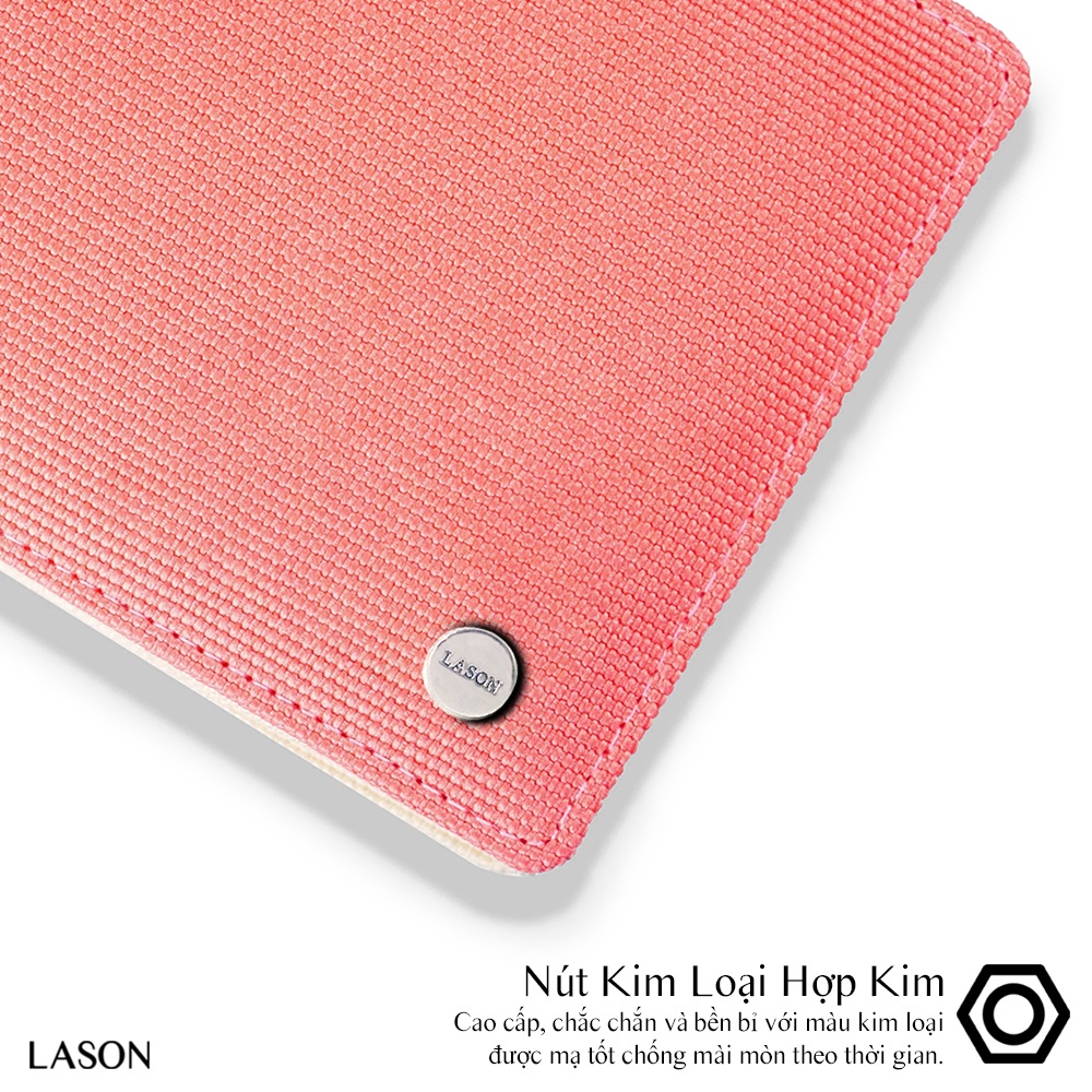 Ví Vải Đựng Tiền MLADEN NGANG Canvas Polyester Nhập Khẩu Cao Cấp Chống Thấm Nước Unisex Nam Nữ Đẹp Chính Hãng LASON