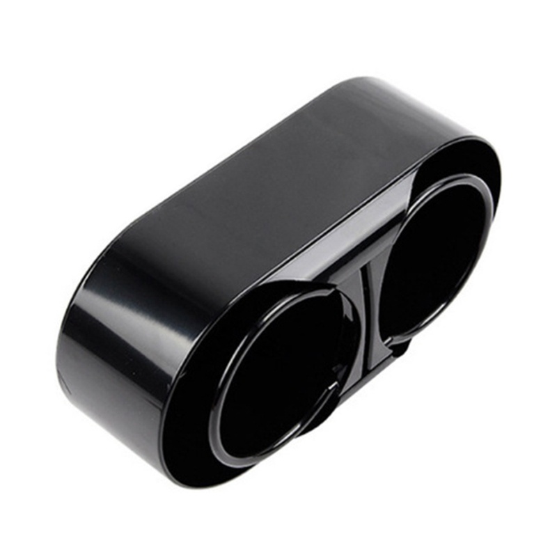 Giá Đỡ Cốc / Chai Nước Uống Hai Lỗ Bằng ABS Thông Dụng Cho Xe Hơi