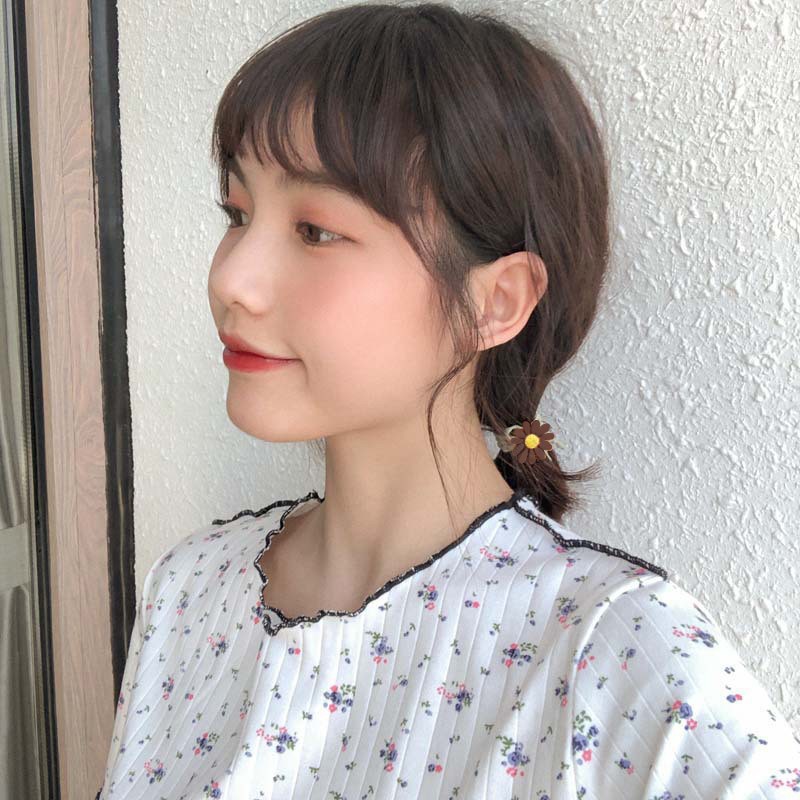 Dây Buộc Tóc Hình Hoa Cúc Nhiều Màu Xinh Xắn Dành Cho Nữ