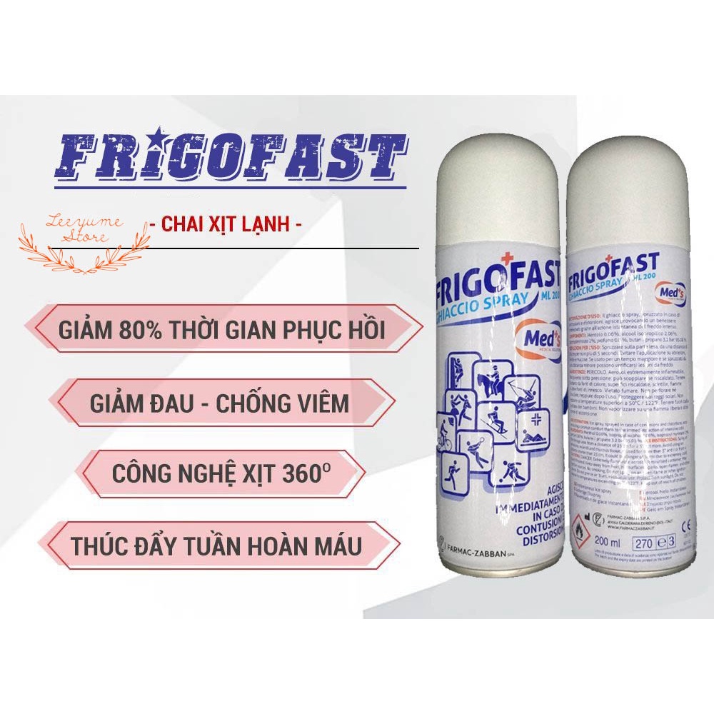 THANH XỊT LẠNH THỂ THAO - CHAI XỊT GIẢM ĐAU MÁT LẠNH