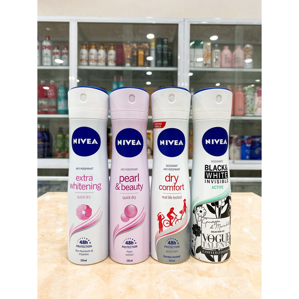 Xịt Khử Mùi Toàn Thân Nivea Cho Nữ 150ml - Thái Lan