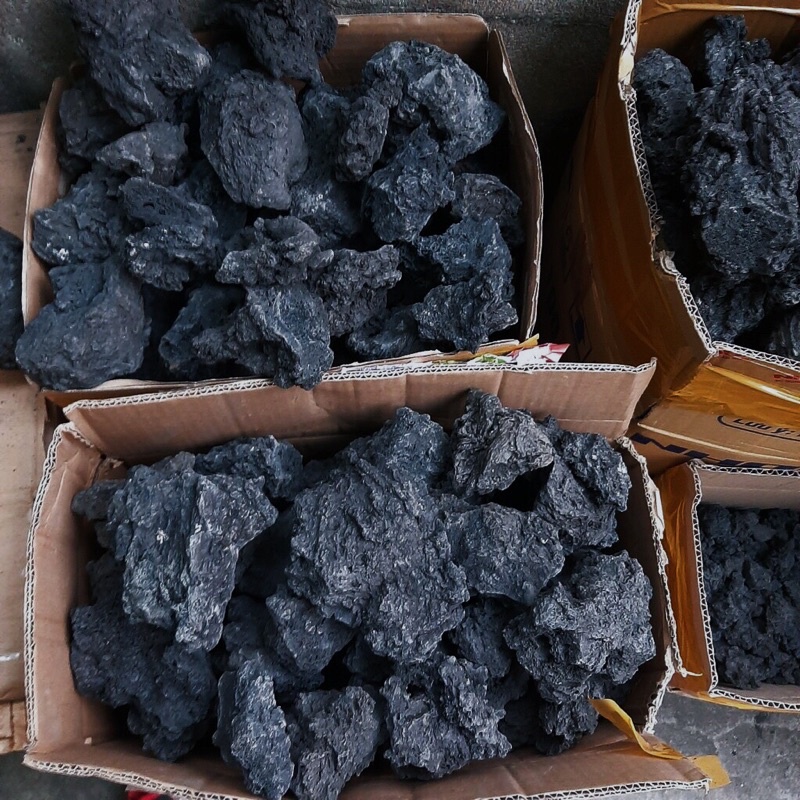 [5KG] Đá Đen Gia Lai SIZE ĐẠI | Đá Trang Trí Bố Cục Hồ Thuỷ Sinh