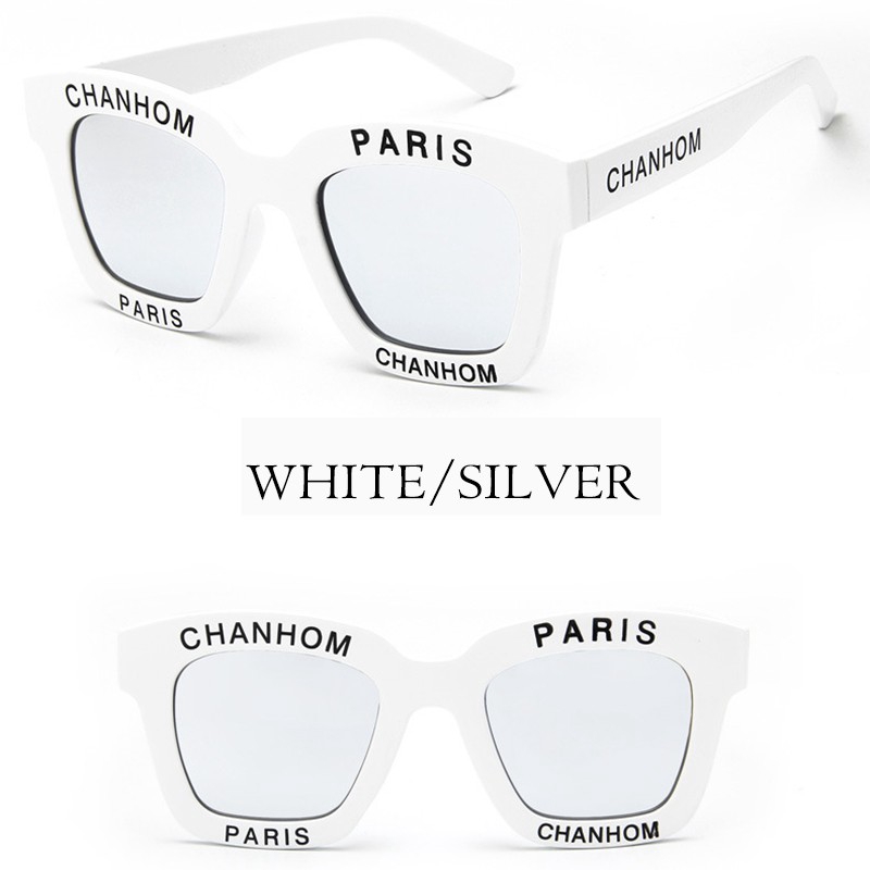Ready Stock Desginer Brand Square Frame Women Sunglasses UV400 Protection