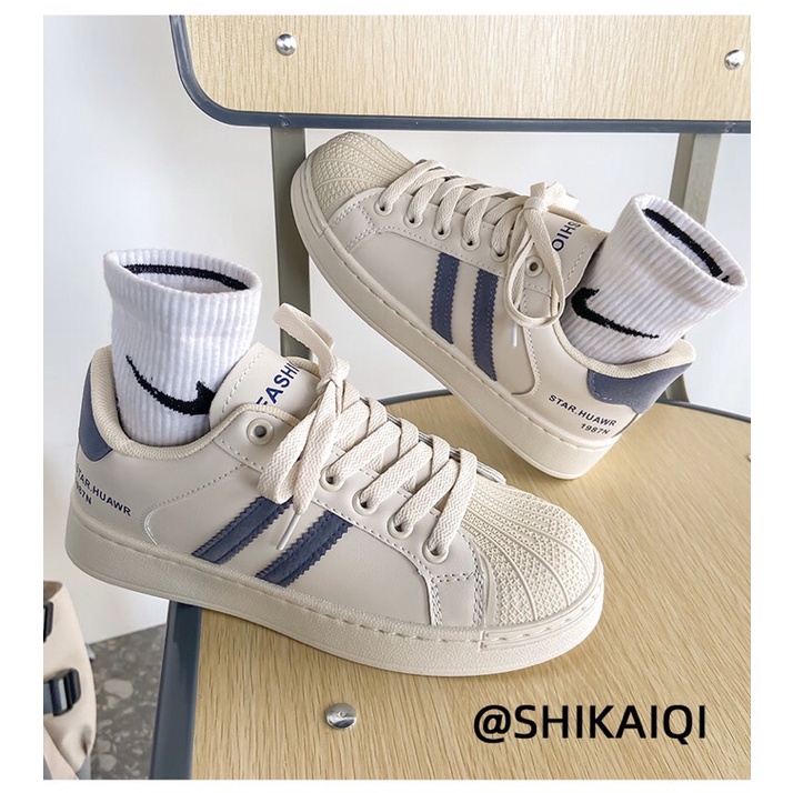 Giày thể thao nữ mũi vỏ sò phong cách thời trang năng động