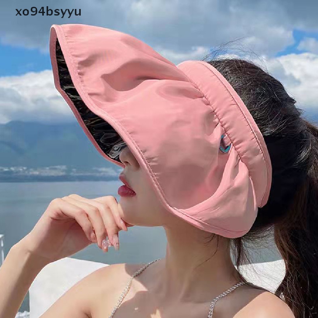 Mũ Lưỡi Trai Nửa Đầu Chống Nắng xo94bsyyu Có Thể Gấp Gọn Tiện Dụng Cho Nữ