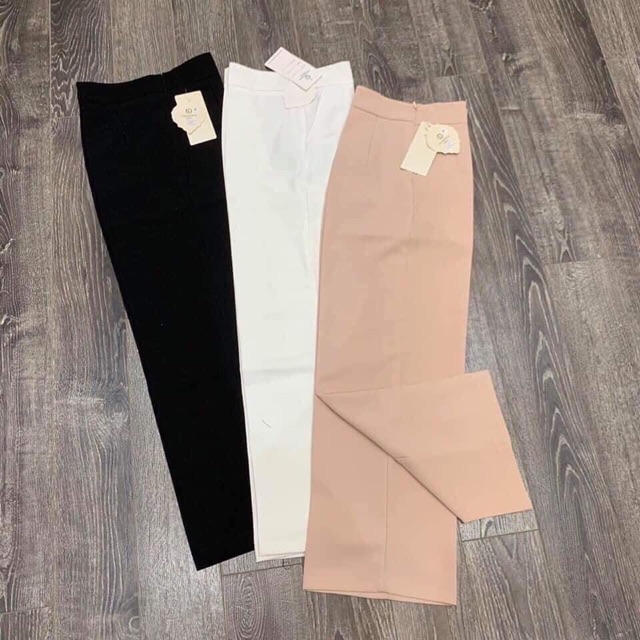 Quần ống rộng nữ quần suông công sở nữ khóa sườn mẫu mới chất đẹp siêu rẻ | BigBuy360 - bigbuy360.vn