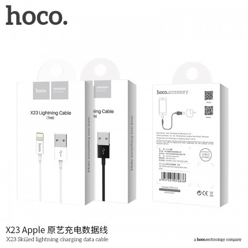Cáp sạc Lighning Hoco X23 cho Iphone Chính Hãng | BH 6T | FullBox