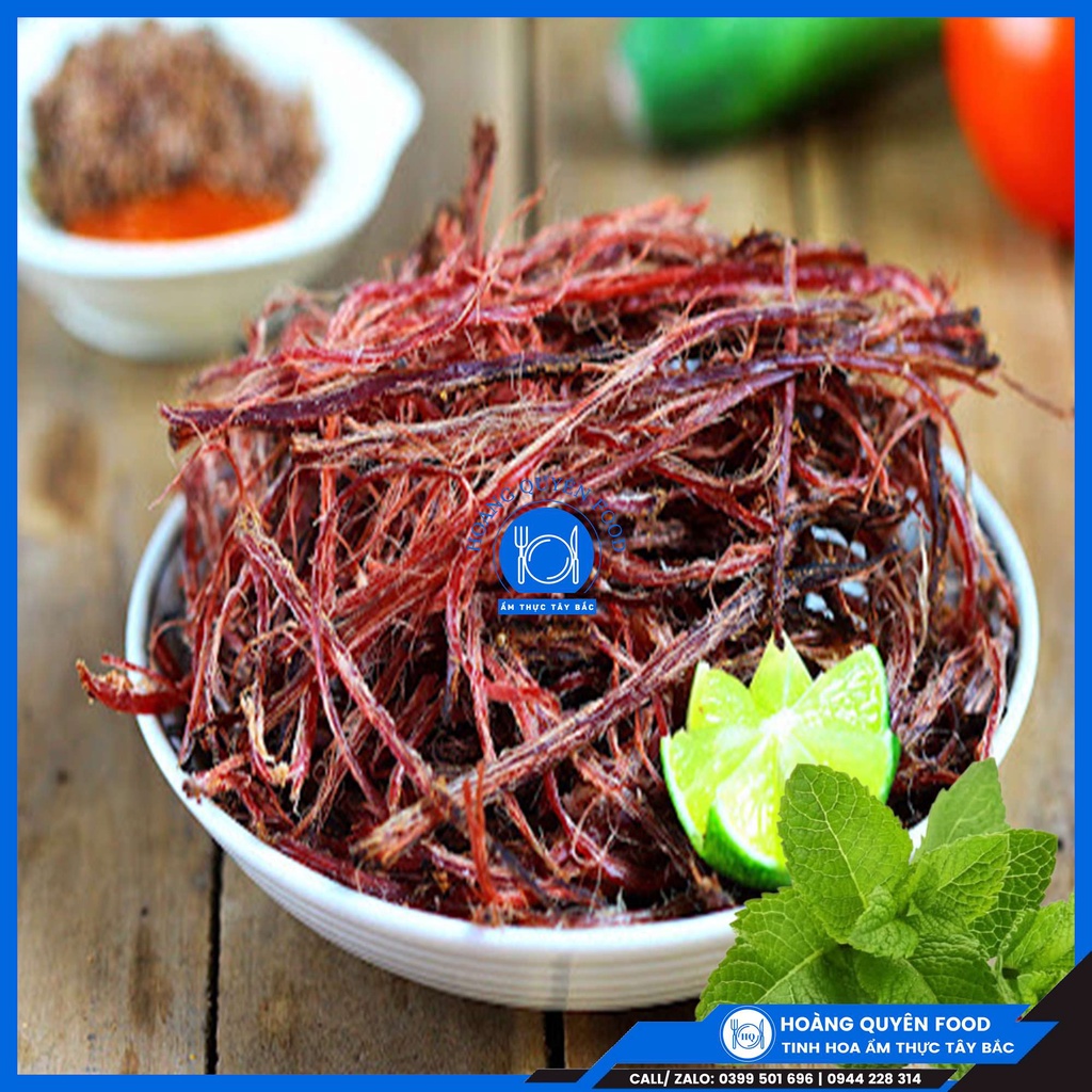 Thịt Trâu Gác Bếp Ẩm Thực Tây Bắc - 200G Tặng Kèm Chẳm Chéo | HQ FOOD | BigBuy360 - bigbuy360.vn