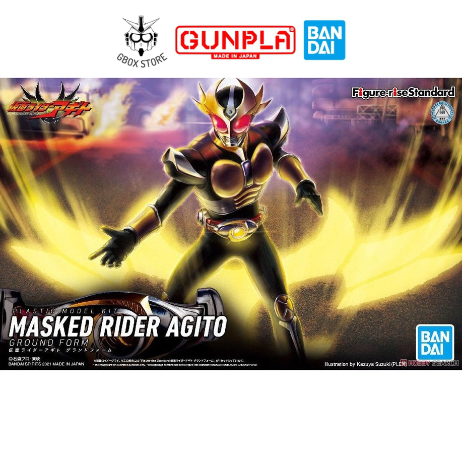 Mô hình nhựa lắp ráp Figure-rise Standard Bandai Masked Rider Agito Ground Form