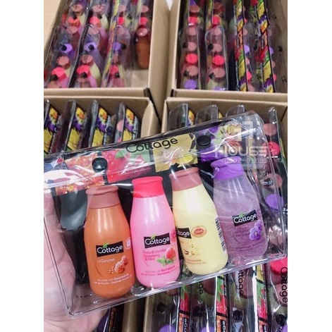 Set 2 Chai Sữa Tắm 𝗖𝗢𝗧𝗧𝗔𝗚𝗘 - Pháp (250ml x2) alohashop91