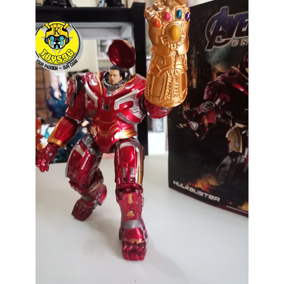 Mô hình SHF có khớp MK44 HulkBuster 2.0 kèm bao tay Thanos - Marvel