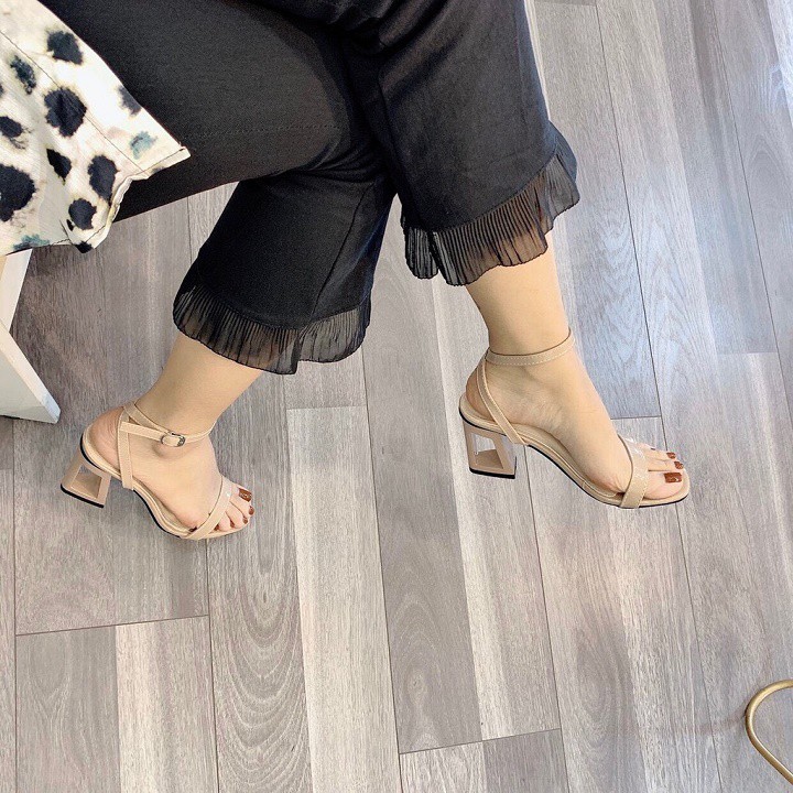 FREE SHIP Giày cao gót / sandal cao gót nữ gót lỗ siêu hot 009