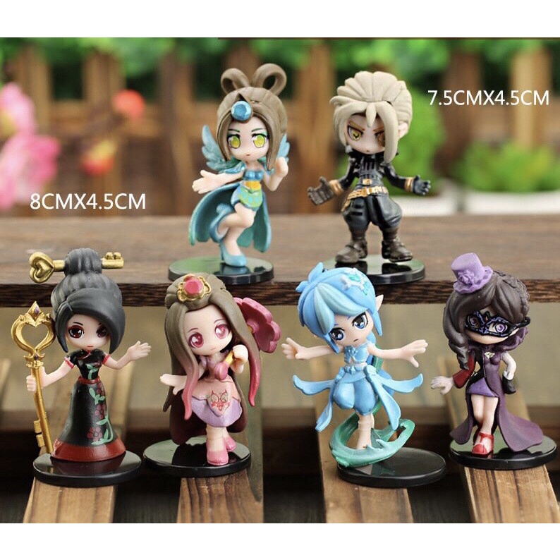 Sở Thích Sưu Tầm Mô Hình 06 Nhân Vật Chibi JCW278 Bàn Làm Việc - Cao 7cm