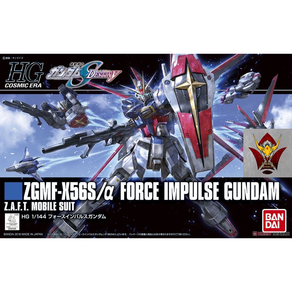 Mô Hình Gundam Hg Force Impulse Bandai Seed Đồ Chơi Lắp Ráp Anime Nhật Tỷ Lệ 1/144 Hgseed
