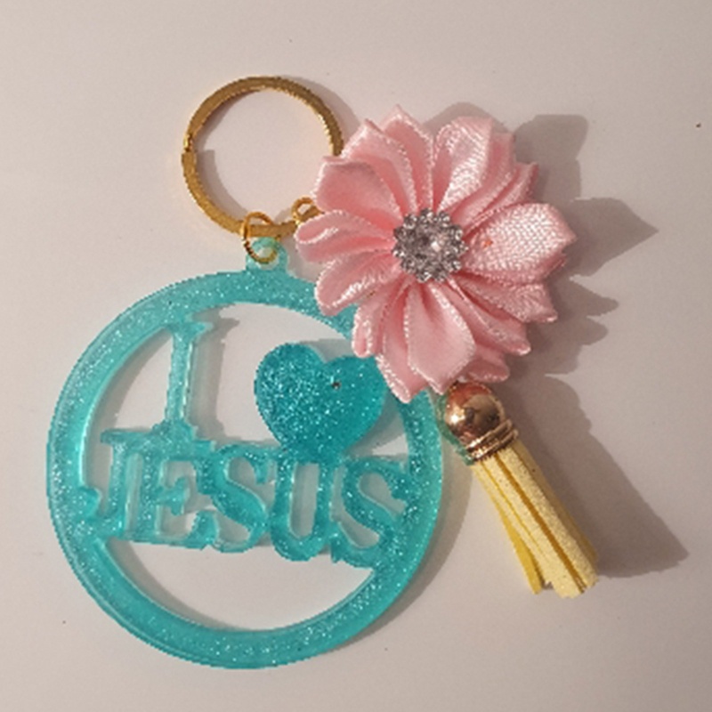 Khuôn Silicone Tạo Hình Làm Móc Khóa Hình Chúa Jesus