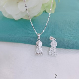 Mặt dây chuyền phật bà quan âm bạc
