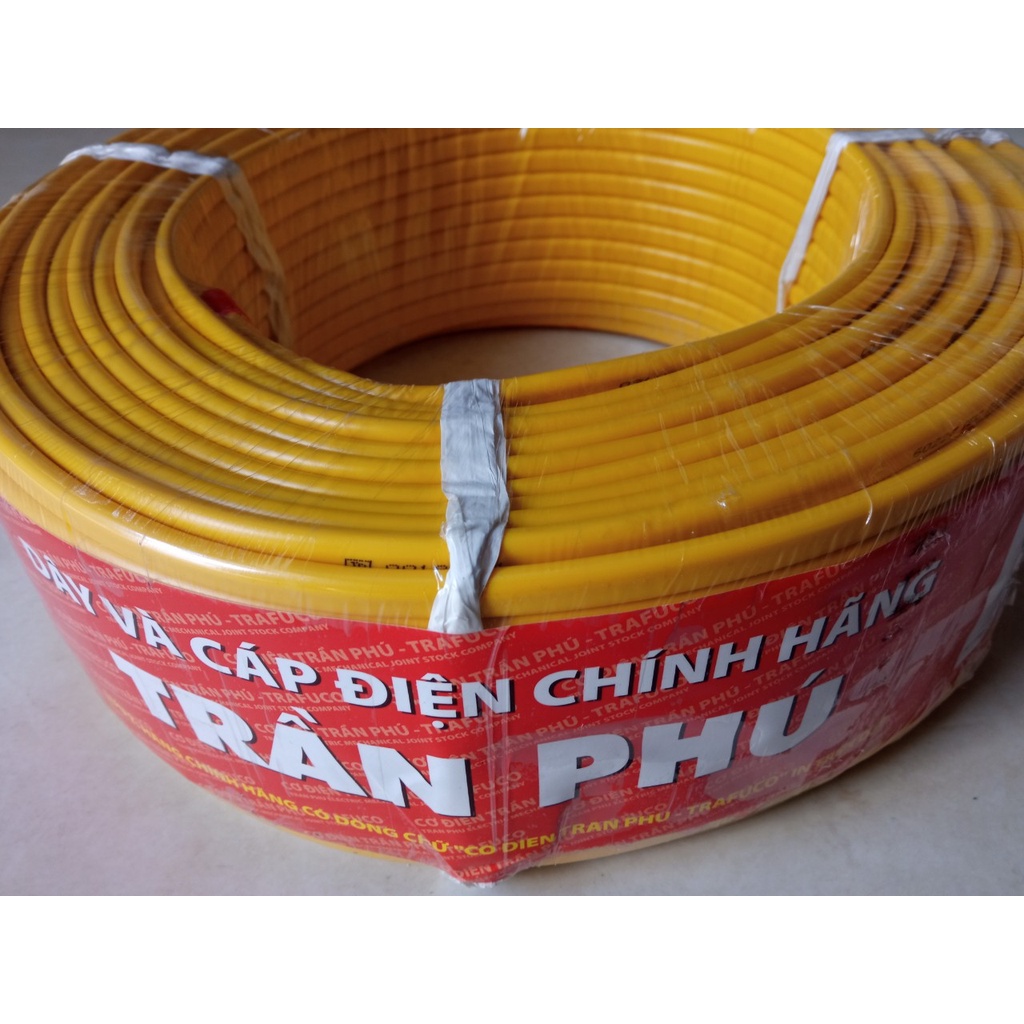 1 mét dây điện đôi Trần Phú chính hãng lõi đồng (tự chọn kích cỡ)