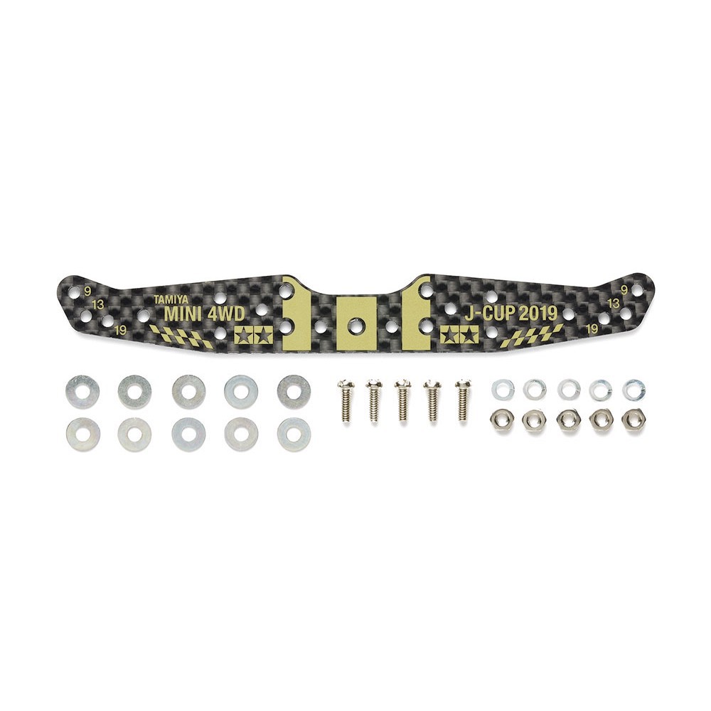 95121 Phụ Kiện Mini 4WD HG CARBON MULTI ROLLER SETTING STAY (1.5mm) J-CUP 2019  - GDC