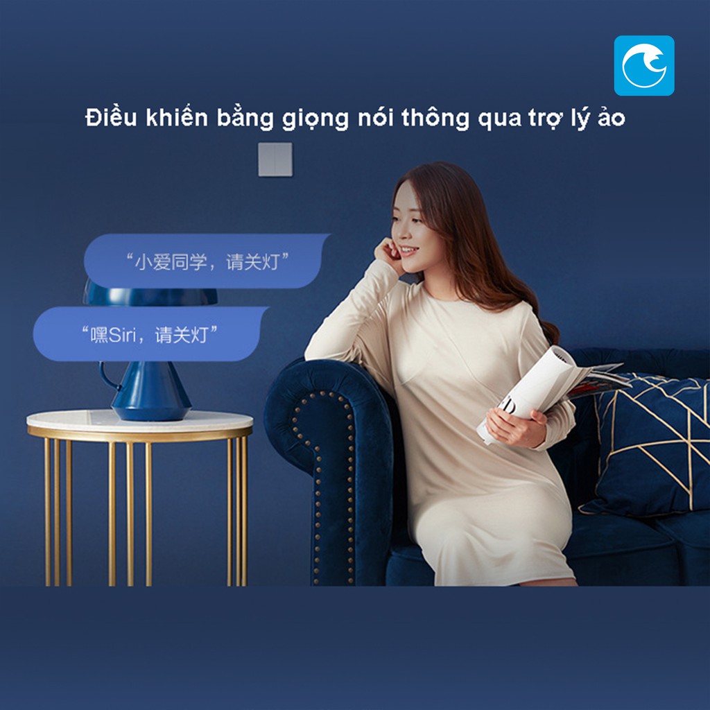 Công tắc thông minh âm tường Aqara D1 Zigbee - Có dây N - Ba nút nhấn