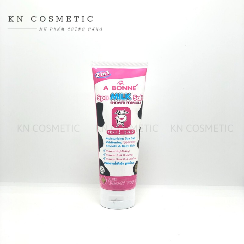 TUÝP Muối Tắm Sữa Bò Thái Lan Spa A Bonne Làm Trắng Da, Tẩy Tế Bào Chết A Bonne 2 in 1 Spa Milk Salt Shower Formula 350g | BigBuy360 - bigbuy360.vn