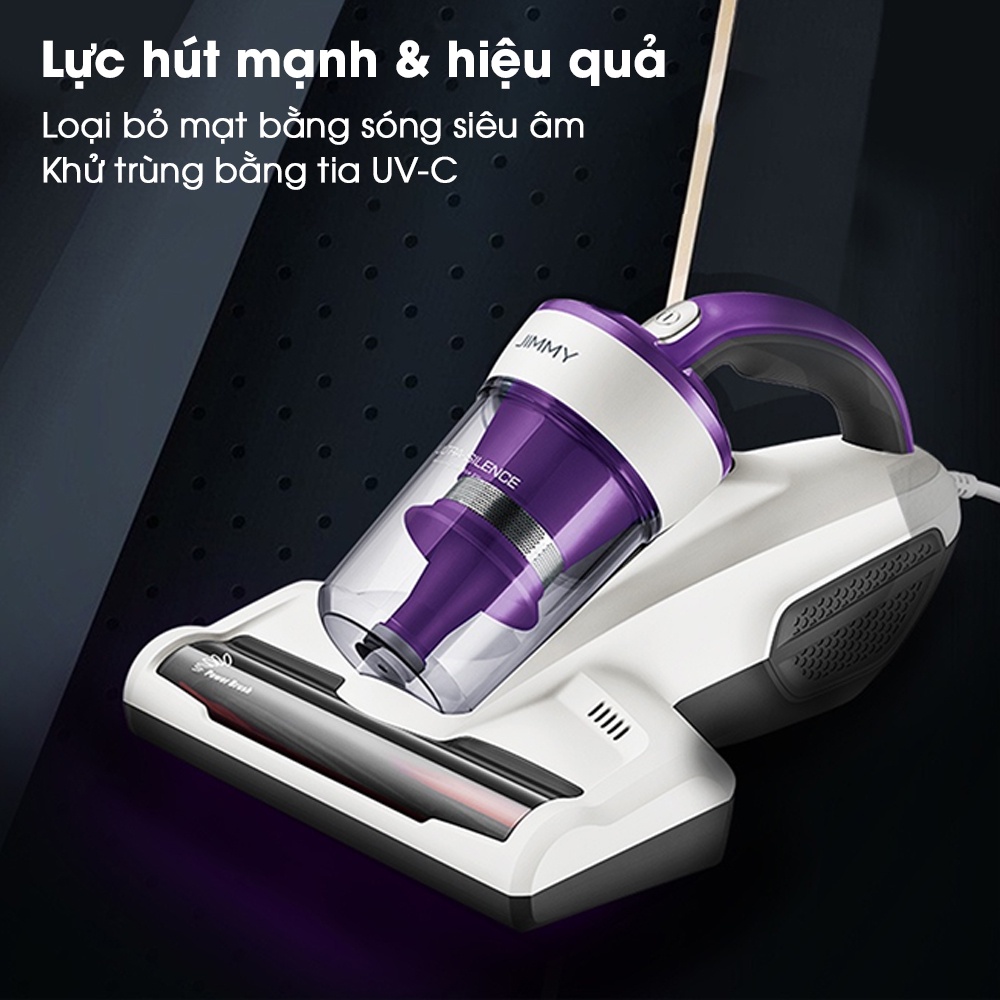 Máy Hút Bụi Cầm Tay Tia UV Xiaomi Jimmy JV12 Chống Ve Rận Công suất 700W