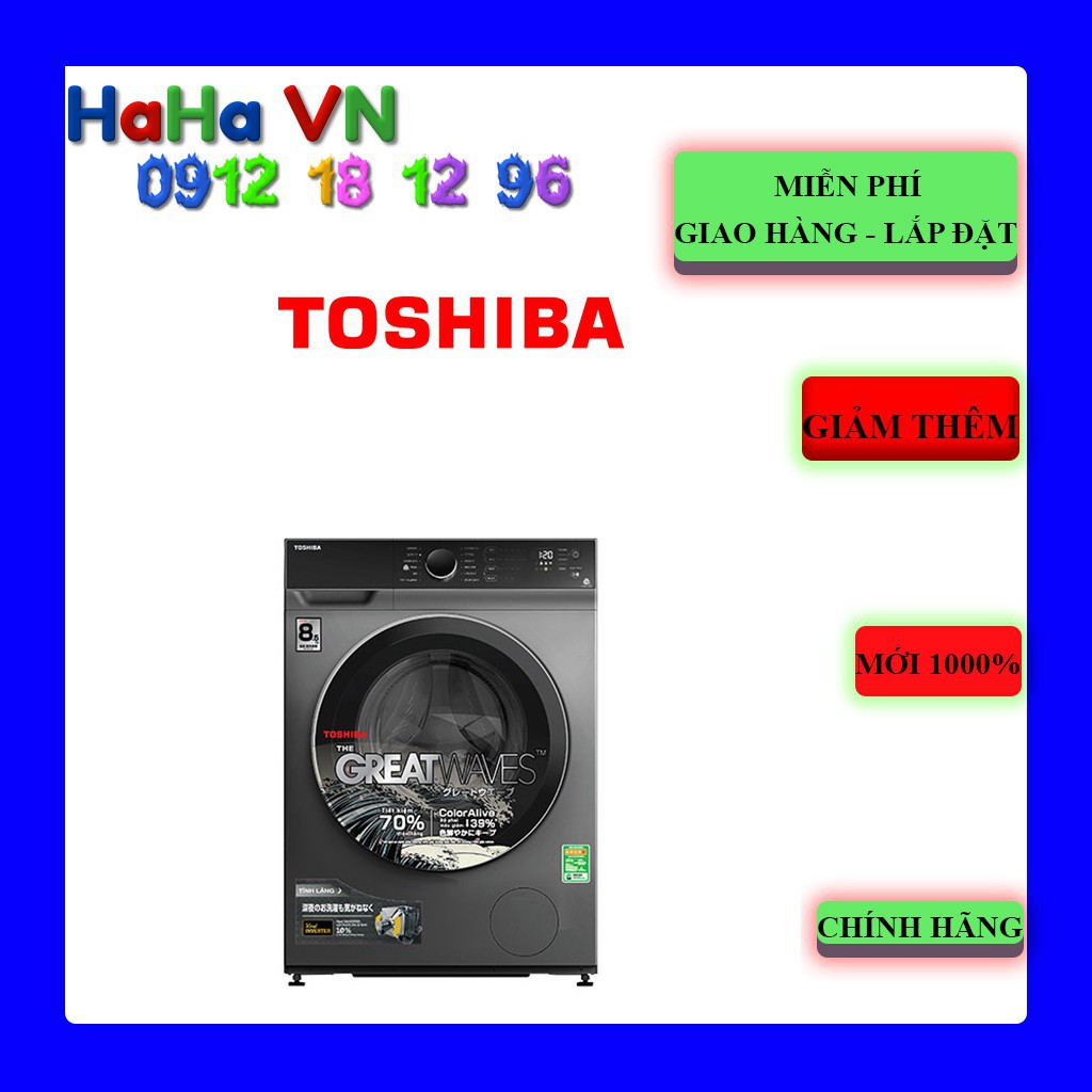 Máy giặt Toshiba TW-BK95M4V SK Inverter 8.5 kg