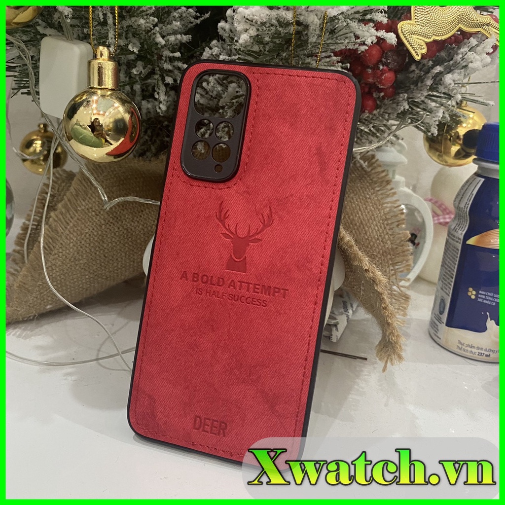 Ốp lưng Vải jean Họa tiết Deer cho Xiaomi Redmi Note 10 Note 10 pro Redmi 10 Note 11 4g 11s Note 11 pro Quốc tế