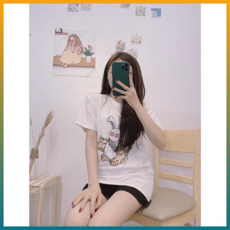 [FREE SHIP] Áo Thun Nữ, Áo Phông Nữ Free Size 100% Cotton Hàng QC Loại 1 Full Túi Zip | BigBuy360 - bigbuy360.vn