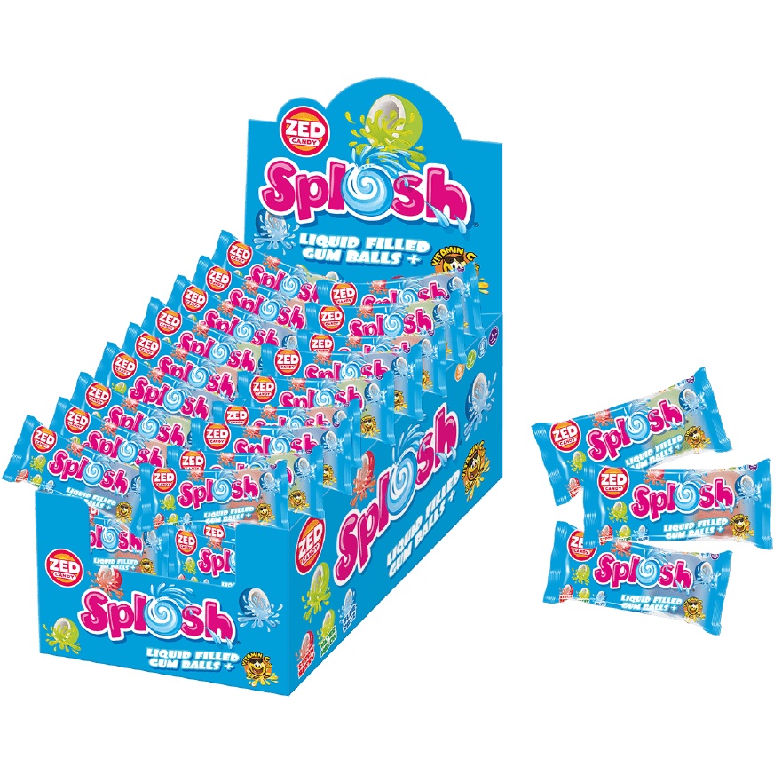 Kẹo cao su dạng thanh Splosh vị dưa hấu kẹo gum cho bé gói 17gr