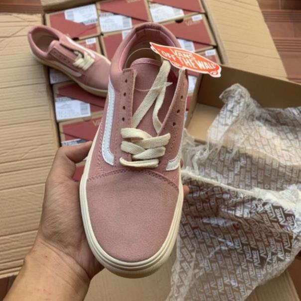 Xả Xả | Xả Xả| HOT THANH LÝ- Giầy vans hồng xinh gái ( Full box +free ship ) 2020 Có Sẵn 🍀 Xịn L * . ) ^ ' }