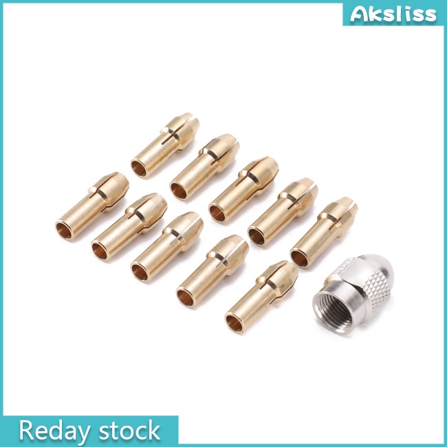 Set 11 Đầu Kẹp Cho Máy Mài Điện 0.5-3.2mm 4.8mm